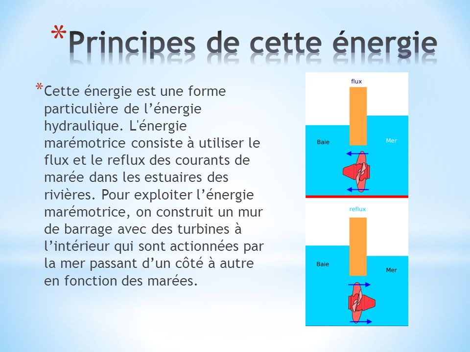 Lénergie marémotrice ppt video online télécharger